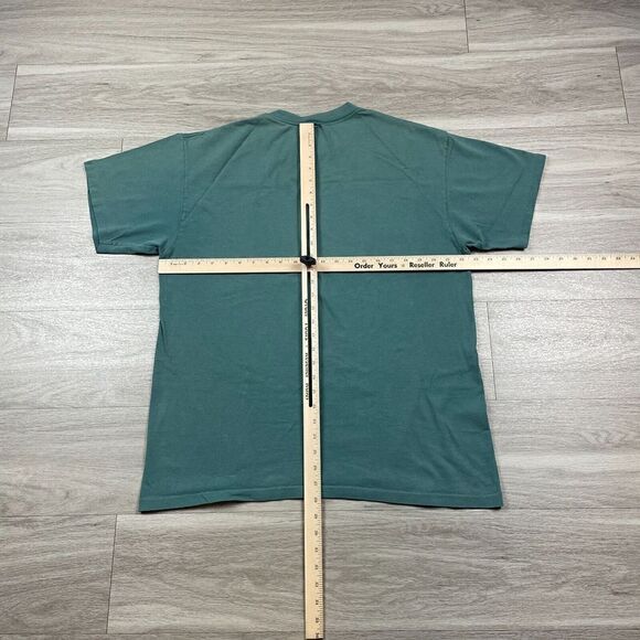 Vintage Shirt Mens Large Green San Francisco California 90s Single Stitch - Picture 7 of 10